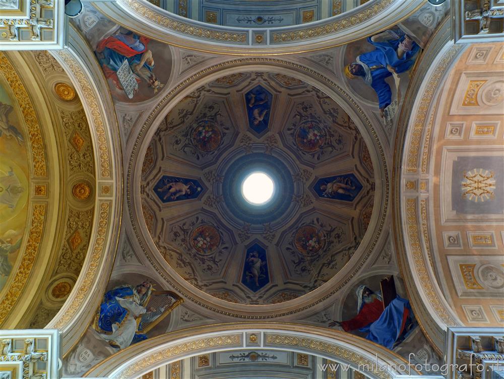 Rimini (Italy) - Interior of the dome of the Sanctuary of Our Lady of Mercy